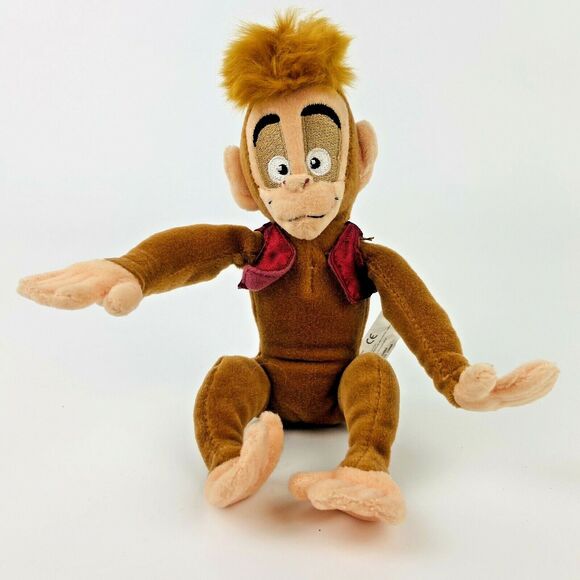 Disney Store Abu Monkey from Aladdin Plush Stuffed Animal Toy 7" - Picture 1 of 7